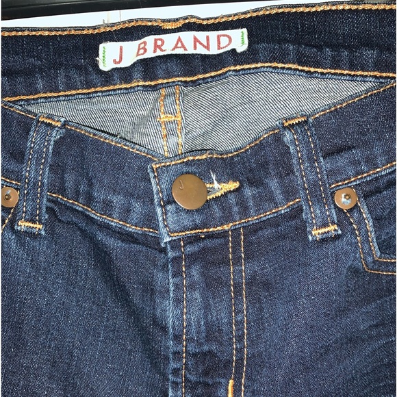 🎄 J BRAND Capri Blue Jeans Frayed Hem 29 - Picture 5 of 14